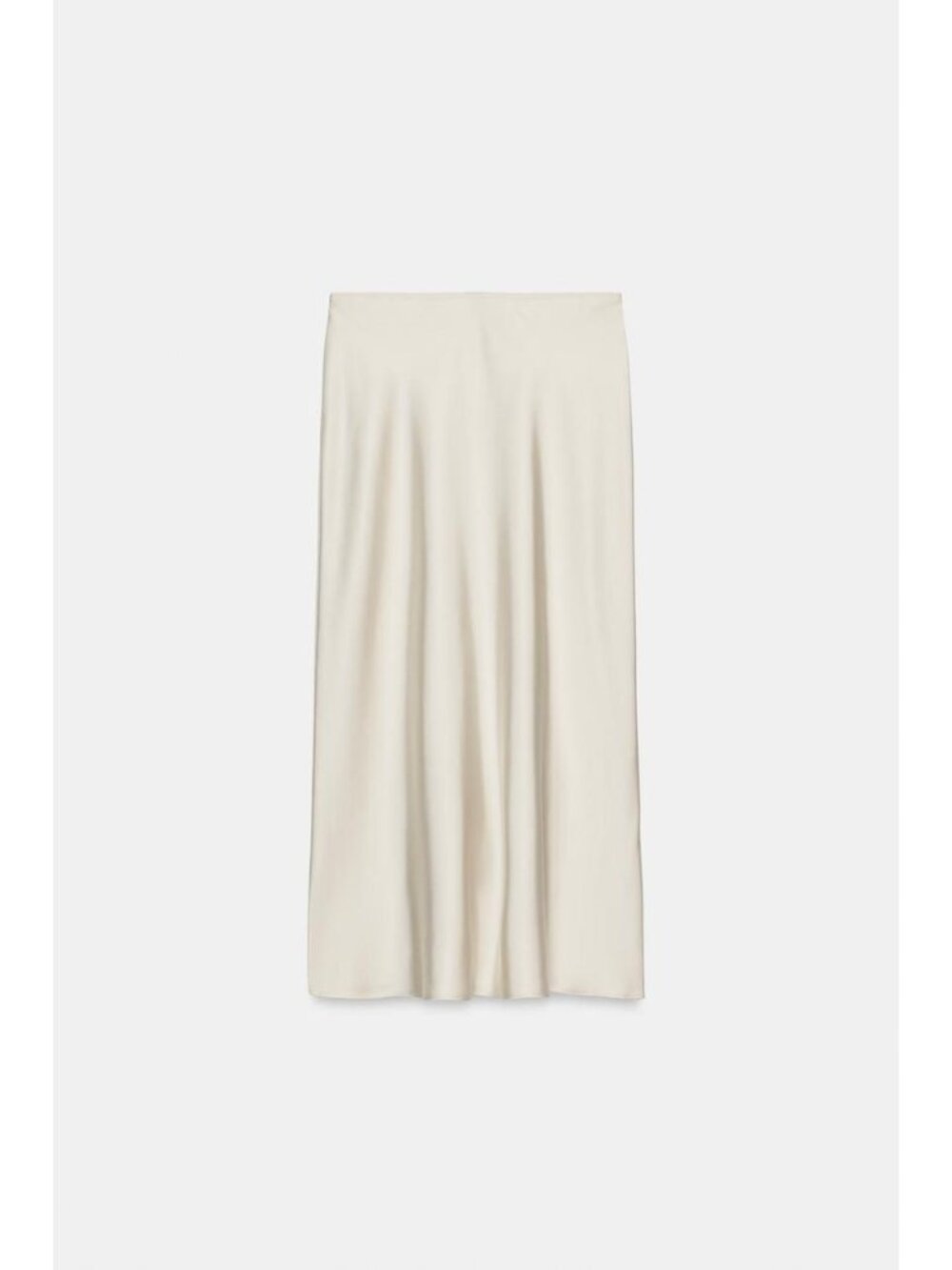 ZARA SATIN EFFECT MIDI SKIRT